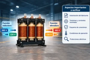 autotransformadores trifásicos reversibles